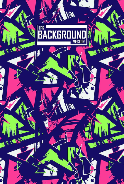 Free Vector | Abstract background with sport pattern for leggings