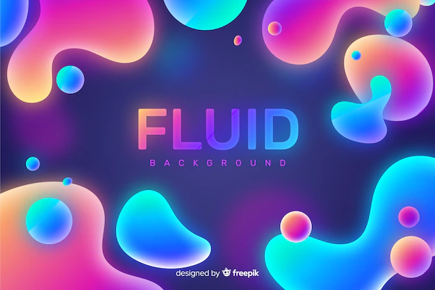 Free Vector | Abstract fluid shapes background