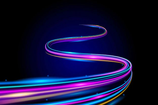 Free Vector | Abstract neon lights wallpaper theme