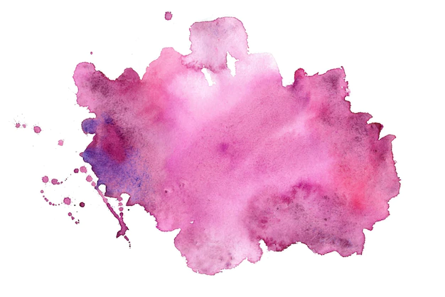 Free Vector | Abstract pink watercolor stain texture background