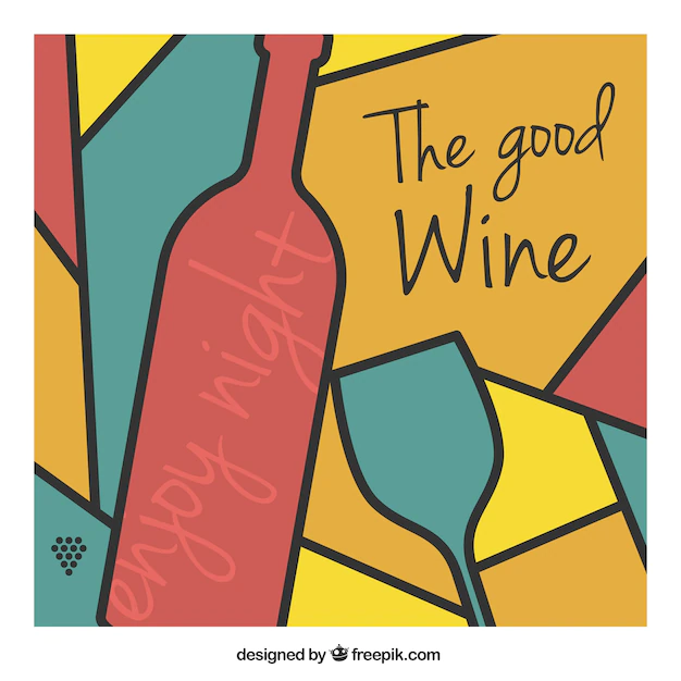 Free Vector | Abstract wine background