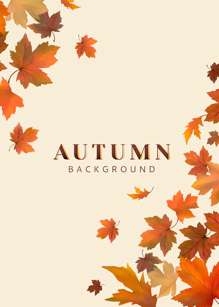 Free Vector | Autumn leaves background
