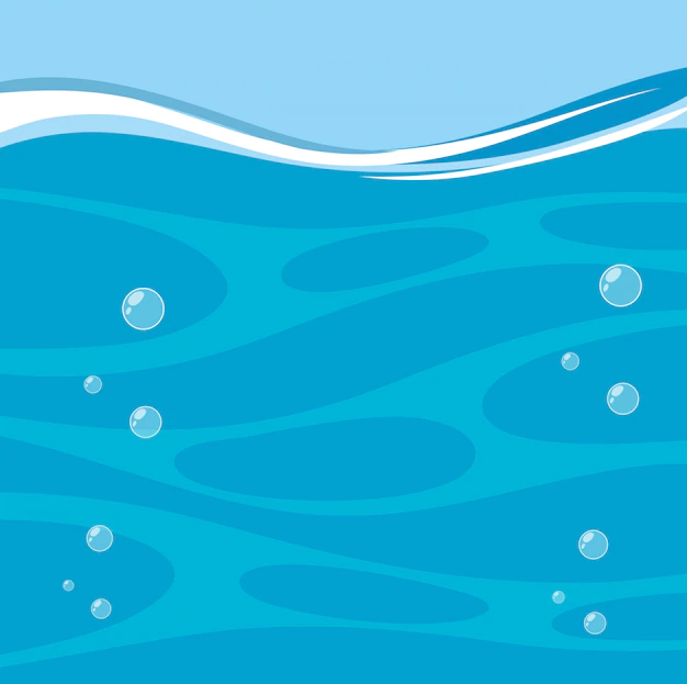 Free Vector | Background scene with blue waves