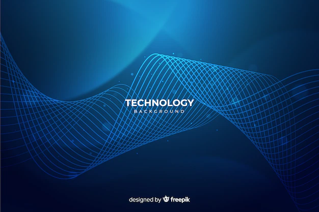 Free Vector | Blue abstract technology background