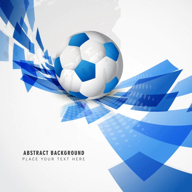 Free Vector | Blue football background