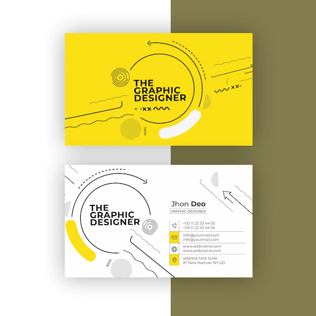 Free Vector | Business card set creative and clean business card template