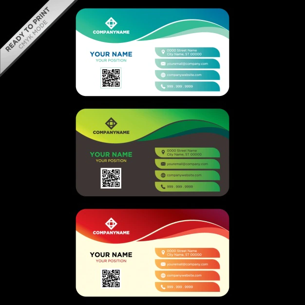 Free Vector | Business cards template design