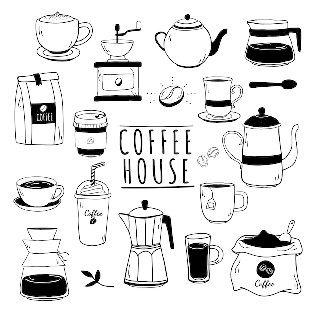 Free Vector | Cafe and coffee house pattern