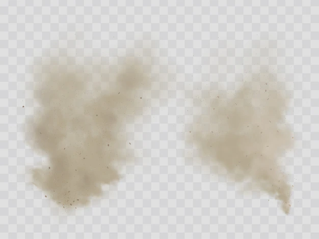 Free Vector | Clouds of dust, smoke isolated realistic vectors