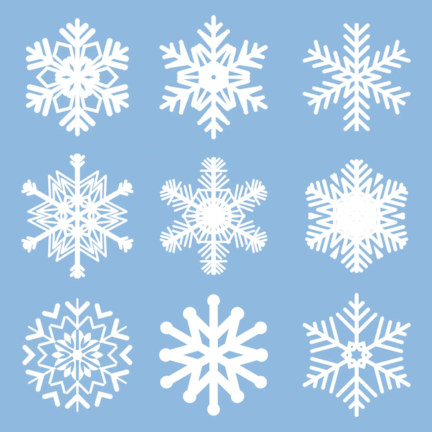 Free Vector | Collection of christmas snowflake designs