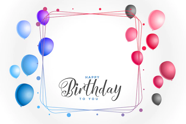 Free Vector | Colorful happy birthday background