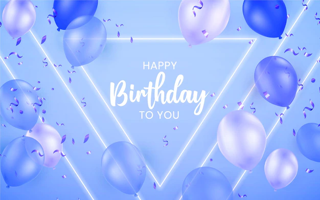 Free Vector | Colorful neon birthday background