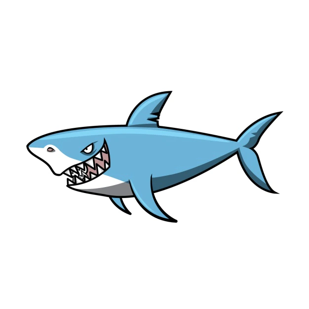 Free Vector | Coloured shark design