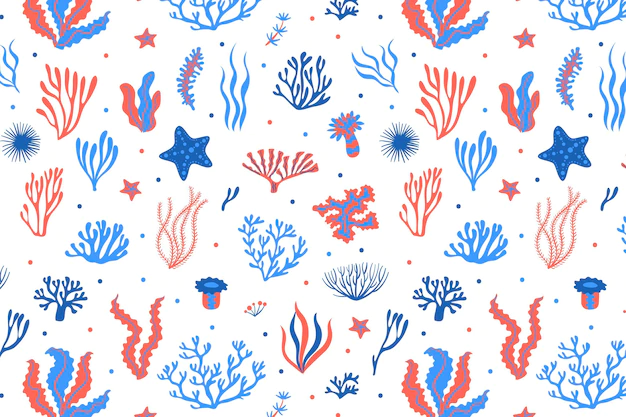 Free Vector | Coral pattern