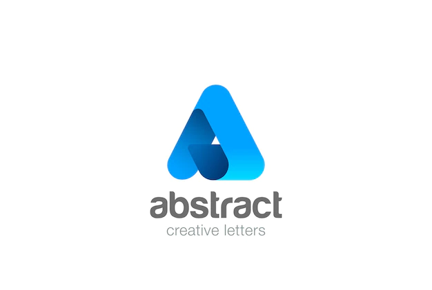 Free Vector | Corporate letter a logo icon.