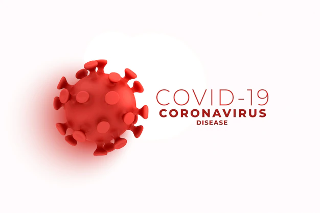 Free Vector | Covid19 coronavirus background with 3d cell design
