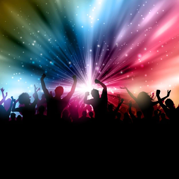 Free Vector | Crowded party background