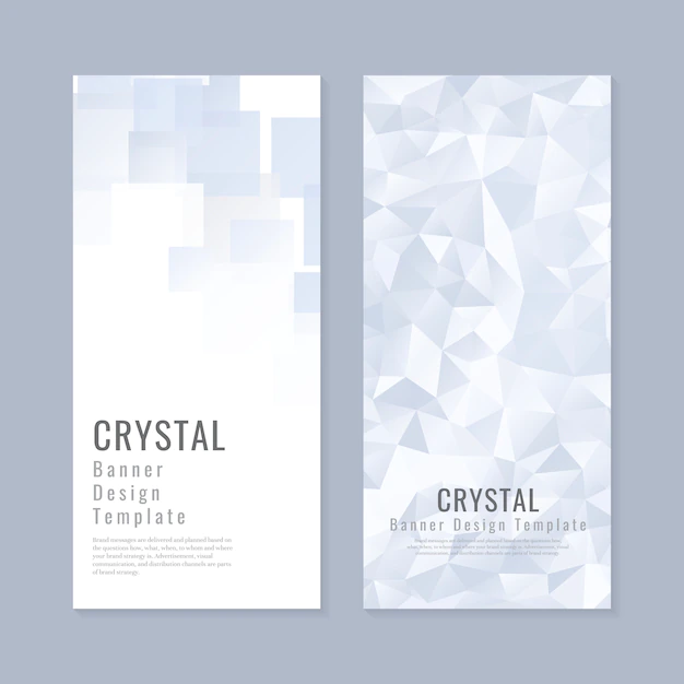 Free Vector | Crystal textured background collection