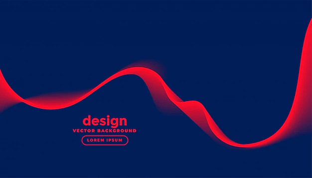 Free Vector | Dark blue background with red wave