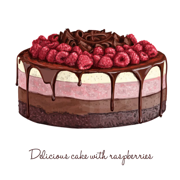 Free Vector | Delicious cake