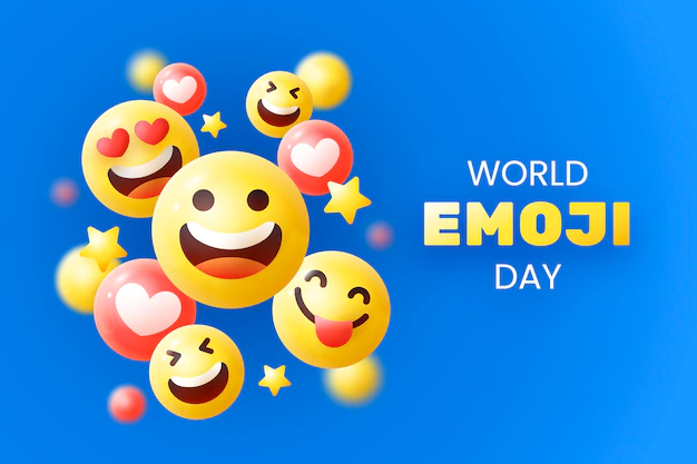 Free Vector | Detailed world emoji day illustration