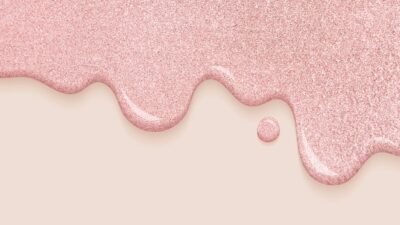 Free Vector | Dripping creamy glitter pink background