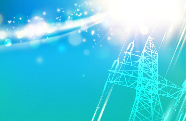 Free Vector | Electric power transmission tower