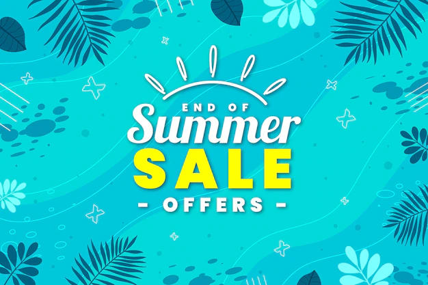 Free Vector | End of season summer sale