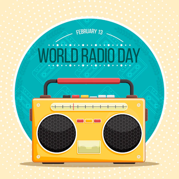 Free Vector | Flat design world radio day
