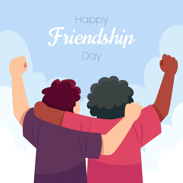 Free Vector | Flat international friendship day illustration