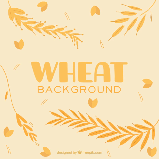 Free Vector | Flat wheat background