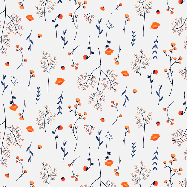 Free Vector | Floral patterned background