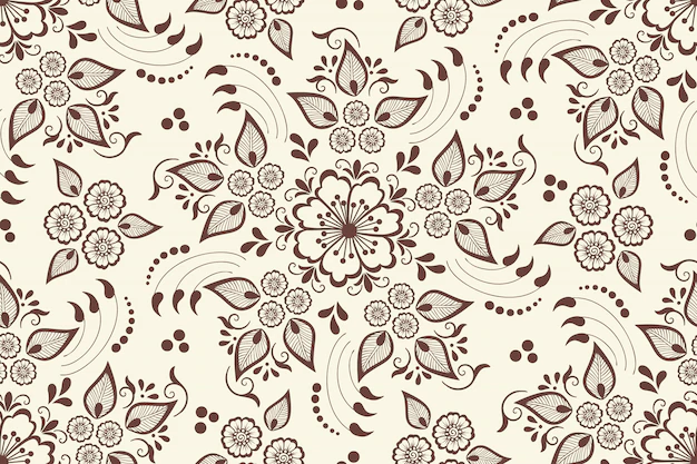 Free Vector | Floral seamless pattern element in arabian style. arabesque pattern. eastern ethnic ornament.