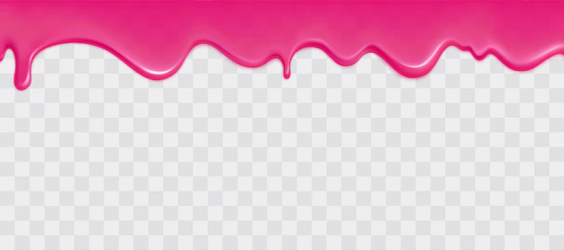 Free Vector | Glossy pink slime border