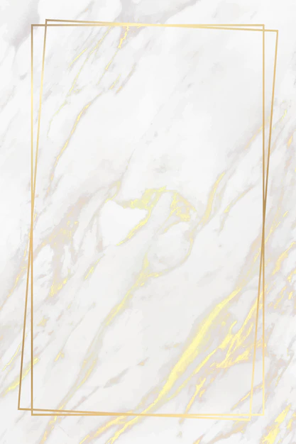 Free Vector | Golden frame on marble background
