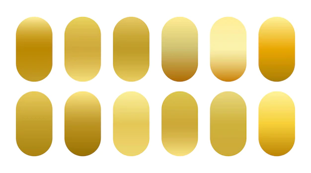 Free Vector | Golden luxury gradients big set