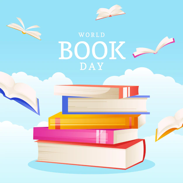 Free Vector | Gradient world book day illustration