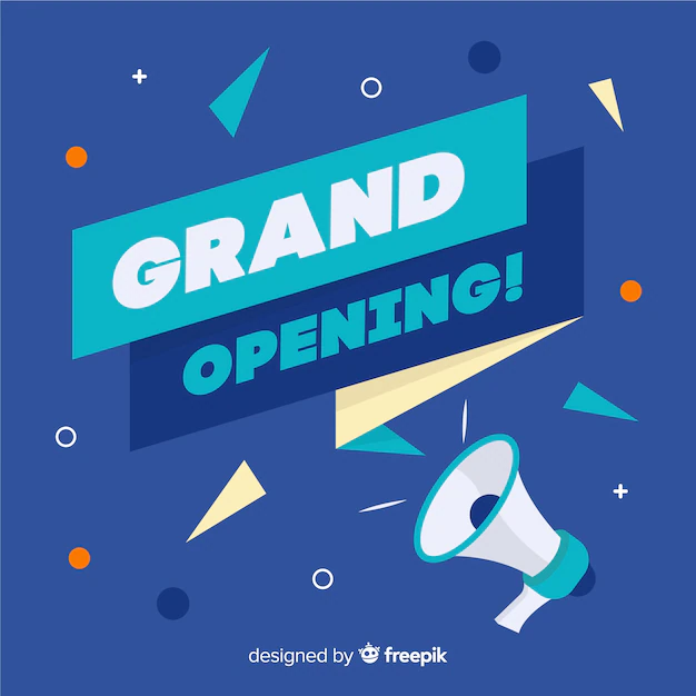 Free Vector | Grand opening