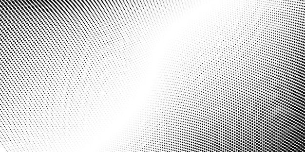 Free Vector | Halftone background abstract black and white dots shape