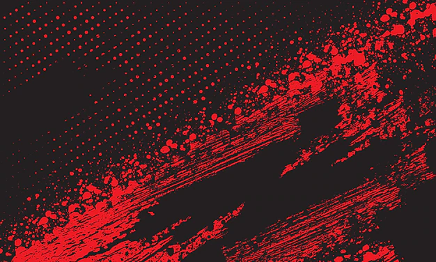 Free Vector | Halftone with red splash grunge background