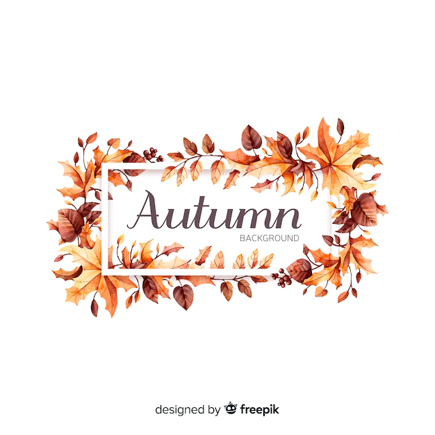 Free Vector | Hand drawn autumn leaves background