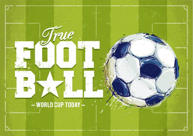 Free Vector | Hand drawn football background