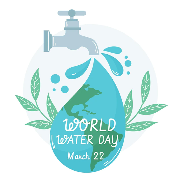 Free Vector | Hand drawn world water day illustration