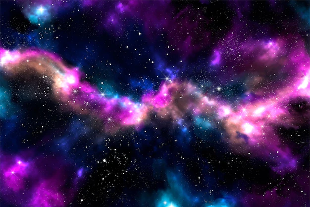 Free Vector | Hand painted watercolor galaxy background