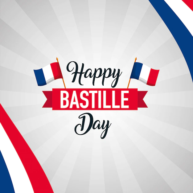 Free Vector | Happy bastille day