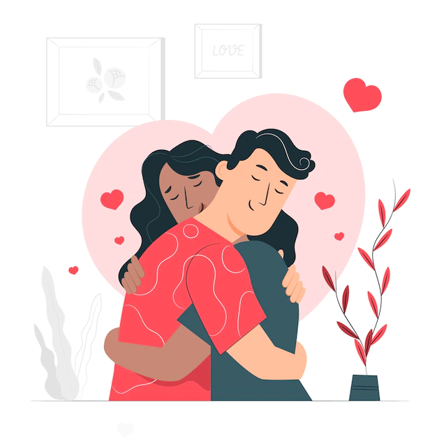 Free Vector | In love illustration concept