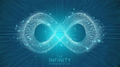 Free Vector | Infinity expansion of life. infinity sign explosion