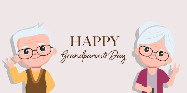 Free Vector | International grandparents day illustration cartoon
