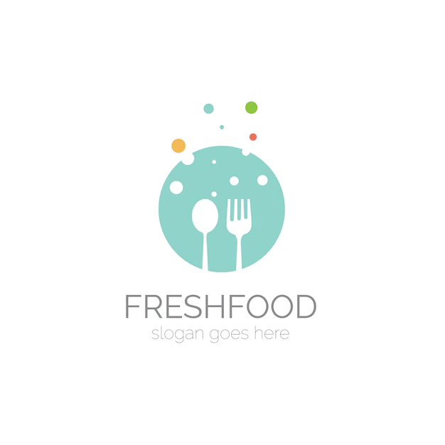Free Vector | Logo with spoon and fork design