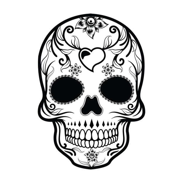 Free Vector | Mexican skull design